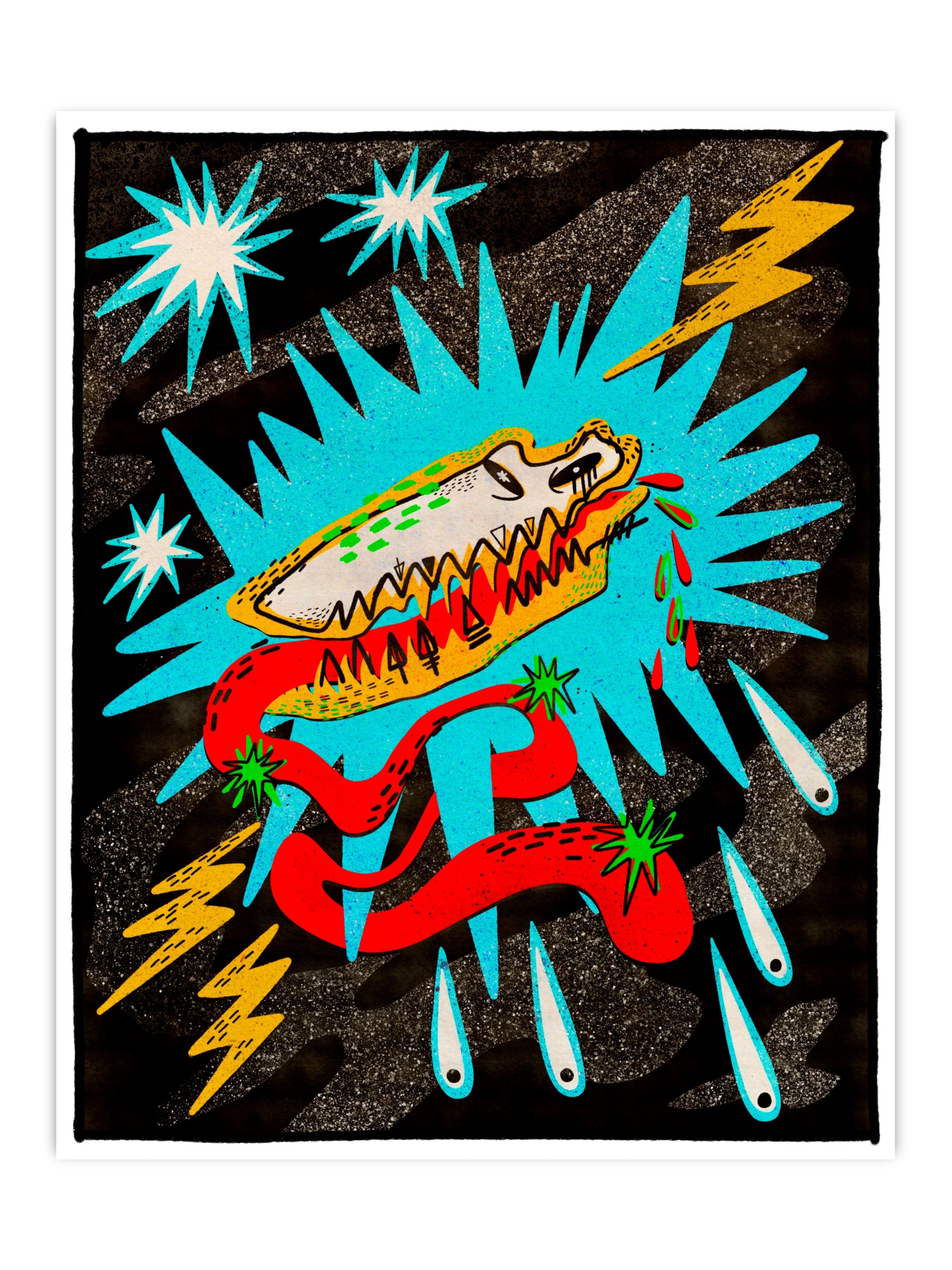 Crocodile Tears Print