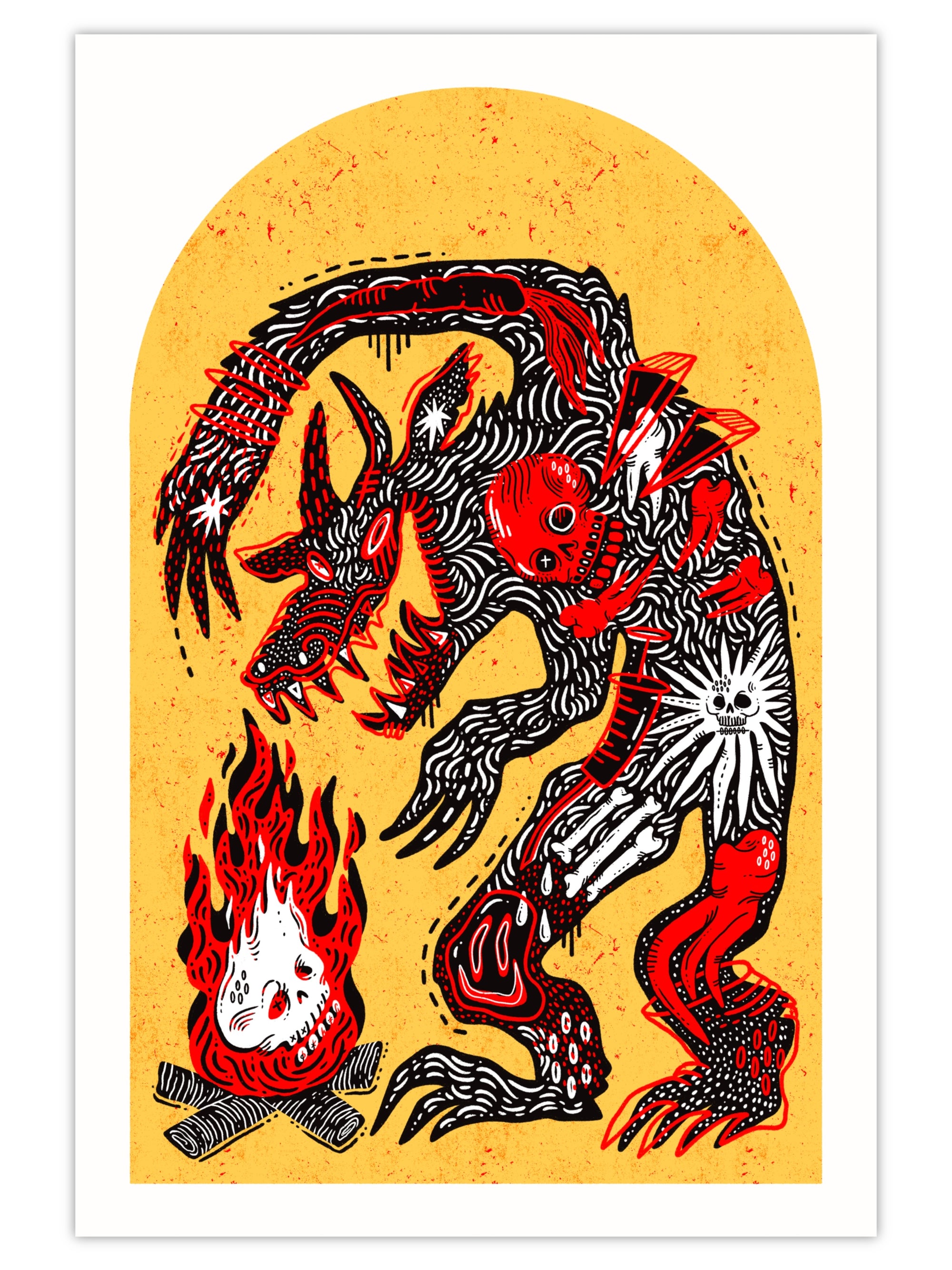 Fire Side Print