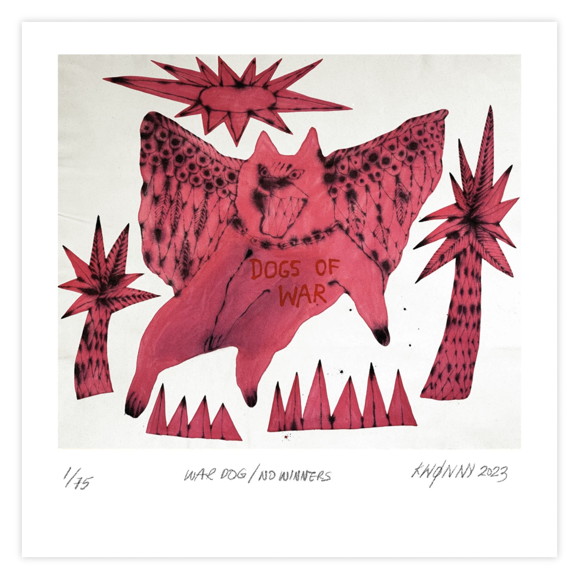 War Dog / No Winners [Limited Edition Signed Print]