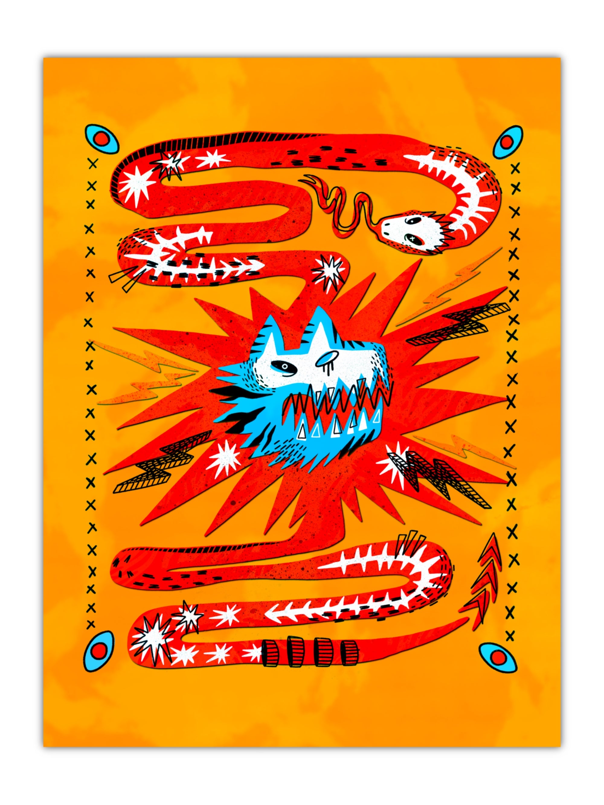 In The Belly Of The Beast Print