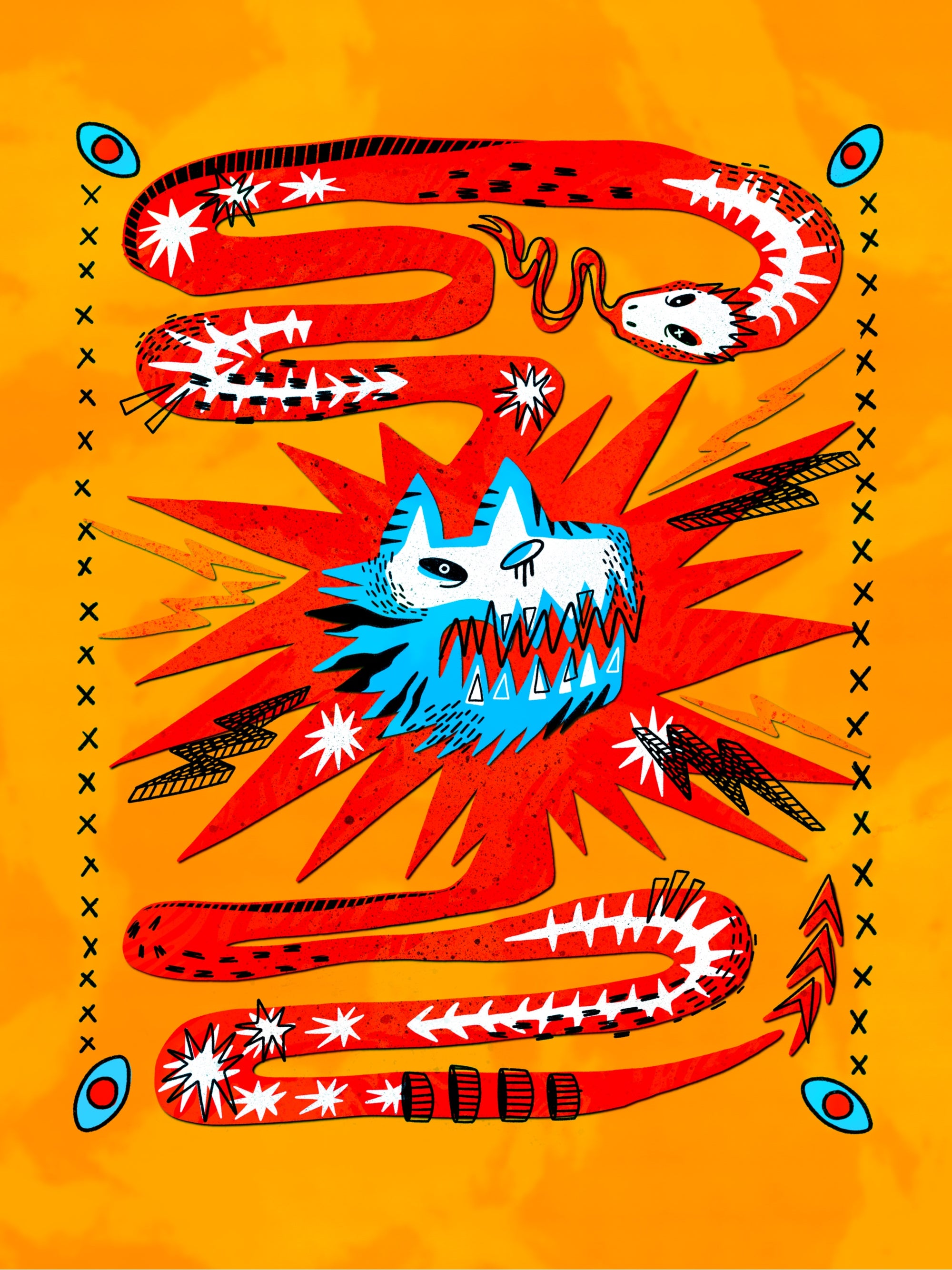 In The Belly Of The Beast Print