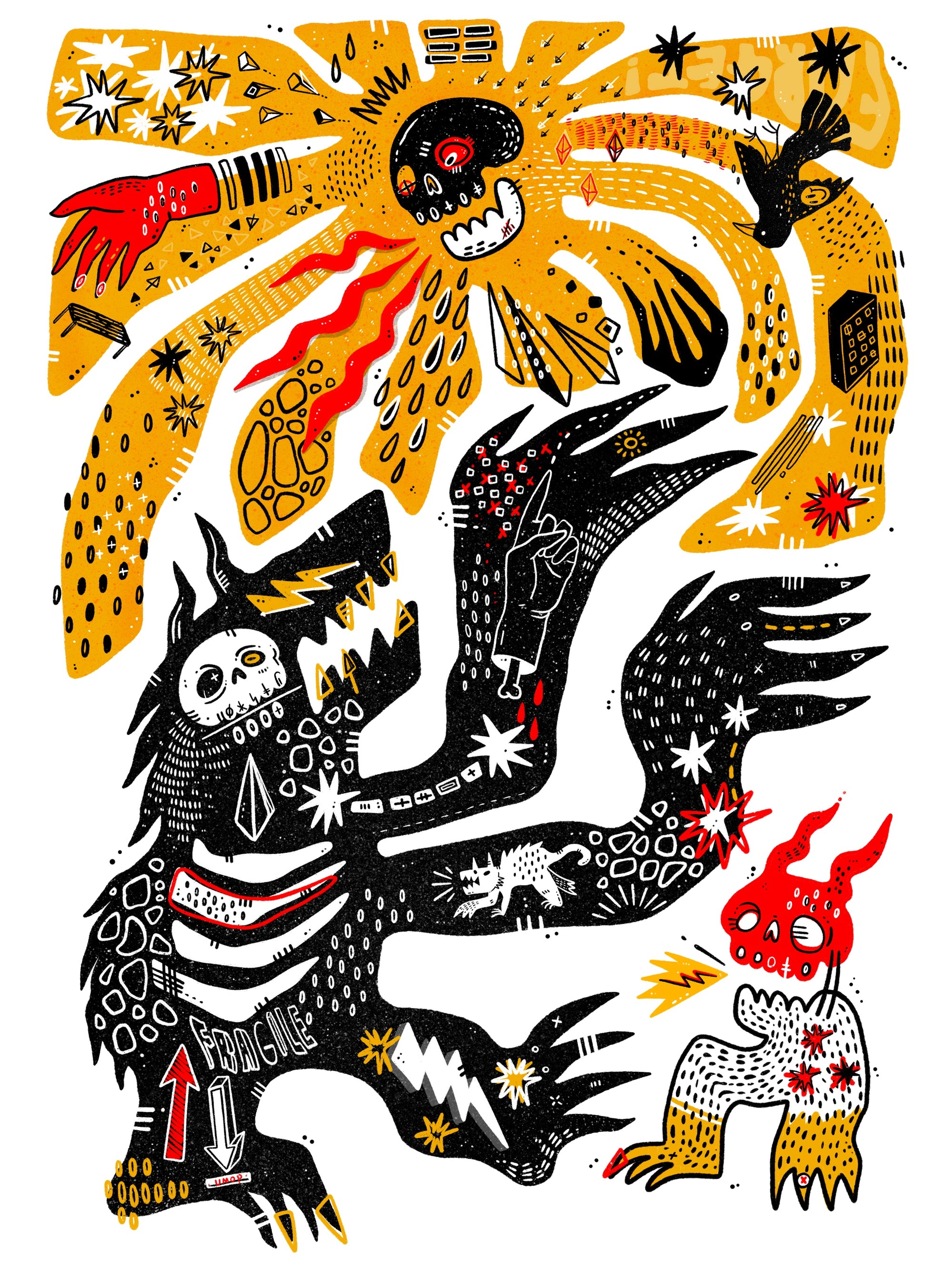 Sun Worship Print